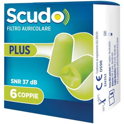 Pasquali Srl Tappi in Schiuma 12 Coppie - Protezione Udito Pasquali Srl Tappi in Schiuma 12 Coppie - Protezione Udito