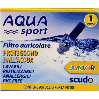 Pasquali Srl Tappi Auricolari Junior AquaSport - Protezione acqua e rumore Pasquali Srl Tappi Auricolari Junior AquaSport - Protezione acqua e rumore
