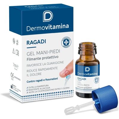 Pasquali Srl Dermovitamina Gel per Ragadi Mani e Piedi - 7 ml Pasquali Srl Dermovitamina Gel per Ragadi Mani e Piedi - 7 ml