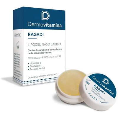 PASQUALI DERMOVITAMINA Lipogel per screpolature di naso e labbra PASQUALI DERMOVITAMINA Lipogel per screpolature di naso e labbra