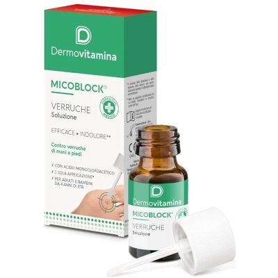 PASQUALI Dermovitamina Micoblock Trattamento Verruche - 2ml PASQUALI Dermovitamina Micoblock Trattamento Verruche - 2ml
