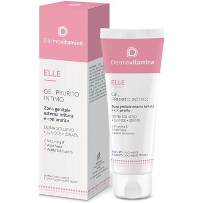 PASQUALI Srl Dermovitamina Elle Prurito Gel Intimo - Gel Anti-Itch Intime - 30ml - Publicité PASQUALI Srl Dermovitamina Elle Prurito Gel Intimo - Gel Anti-Itch Intime - 30ml - Publicité