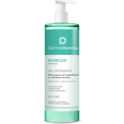 PASQUALI Srl Acneclin Gel Rengöring - Ansikte & Kropp - 400ml PASQUALI Srl Acneclin Gel Rengöring - Ansikte & Kropp - 400ml