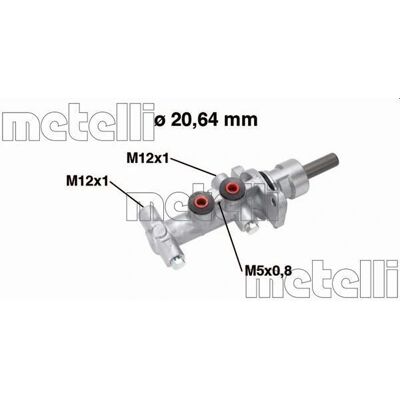 METELLI 05-0768 Κύλινδρος Φρένων Αλουμινίου - Σύστημα Φρένων METELLI 05-0768 Κύλινδρος Φρένων Αλουμινίου - Σύστημα Φρένων