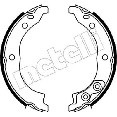 Metelli Brake Shoes - 45mm Width & 170mm Inner Diameter Metelli Brake Shoes - 45mm Width & 170mm Inner Diameter
