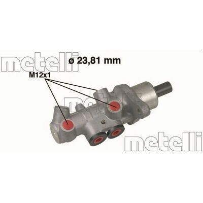 METELLI 05-0536 Aluminium Brake Master Cylinder - Brake Master Cylinder METELLI 05-0536 Aluminium Brake Master Cylinder - Brake Master Cylinder