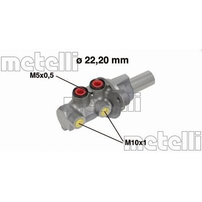 Metelli Fiat / Suzuki Sedici 1.6 16V 4WD Brake Cylinder - Brake Cylinder Metelli Fiat / Suzuki Sedici 1.6 16V 4WD Brake Cylinder - Brake Cylinder