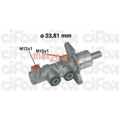 Metzger 202-379 Pääjarrusylinteri - Master Brake Cylinder Metzger 202-379 Pääjarrusylinteri - Master Brake Cylinder