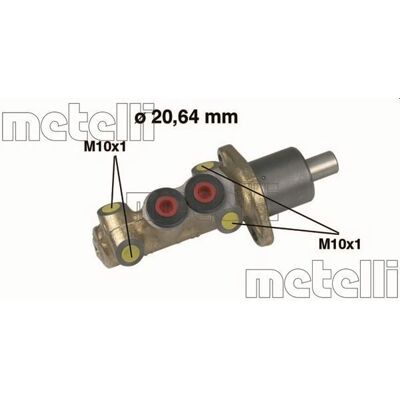 METELLI 05-0059 Cast Iron Brake Master Cylinder - Brake Master Cylinder METELLI 05-0059 Cast Iron Brake Master Cylinder - Brake Master Cylinder