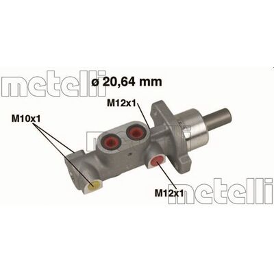 METELLI 05-0363 Aluminium Brake Master Cylinder - Brake Master Cylinder METELLI 05-0363 Aluminium Brake Master Cylinder - Brake Master Cylinder