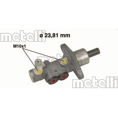 METELLI 05-0490 Αλουμινένιος Δοχείο Φρένου - Brake Master Cylinder METELLI 05-0490 Αλουμινένιος Δοχείο Φρένου - Brake Master Cylinder