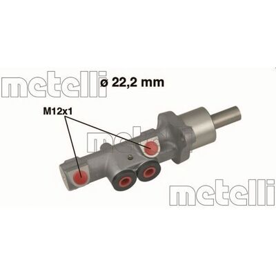 METELLI 05-0534 Cilindro Maestro Freno in Alluminio - Brake Master Cylinder METELLI 05-0534 Cilindro Maestro Freno in Alluminio - Brake Master Cylinder