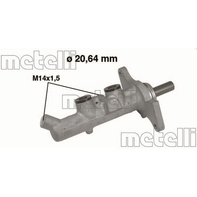 METELLI 05-0593 Aluminium Bremsesløjfe - Bremsesløjfe METELLI 05-0593 Aluminium Bremsesløjfe - Bremsesløjfe