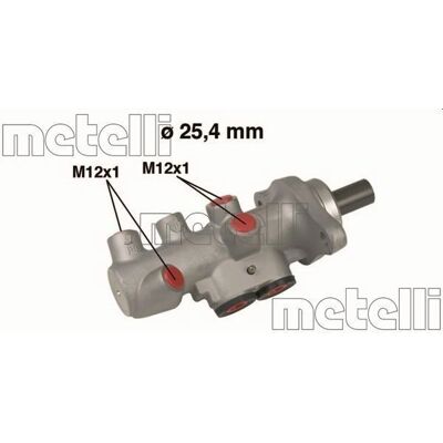 METELLI 05-0607 Aluminium Hovedbremse Cylindre - Brake Master Cylinder METELLI 05-0607 Aluminium Hovedbremse Cylindre - Brake Master Cylinder
