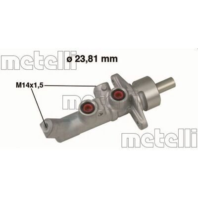 METELLI 05-0648 Aluminium Brake Master Cylinder - Brake Master Cylinder METELLI 05-0648 Aluminium Brake Master Cylinder - Brake Master Cylinder