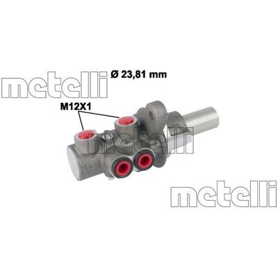 METELLI 05-0779 Aluminium Bremszylinder - Hauptbremszylinder METELLI 05-0779 Aluminium Bremszylinder - Hauptbremszylinder