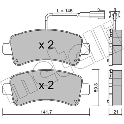 Metelli Boxer Iv 22-1033-0 - Brake Pads Metelli Boxer Iv 22-1033-0 - Brake Pads