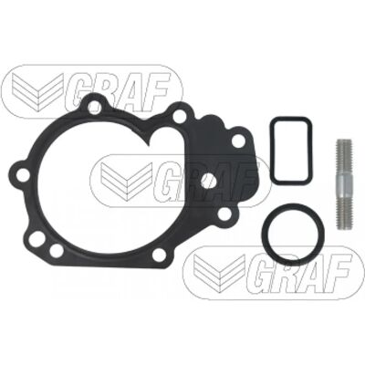 Bomba de água GRAF PA632 - Impulsor 60mm, Aço, Transmissão por correia dentada Bomba de água GRAF PA632 - Impulsor 60mm, Aço, Transmissão por correia dentada