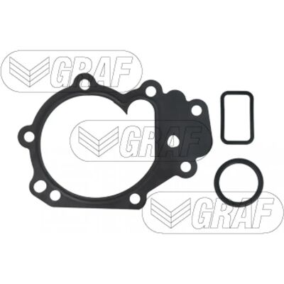 GRAF PA983 Water Pump - Impeller 60mm, 6 blades, Toothed belt drive GRAF PA983 Water Pump - Impeller 60mm, 6 blades, Toothed belt drive