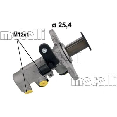 Metelli Aluminium Master Cylinder til VW, Audi, Skoda, Seat Metelli Aluminium Master Cylinder til VW, Audi, Skoda, Seat