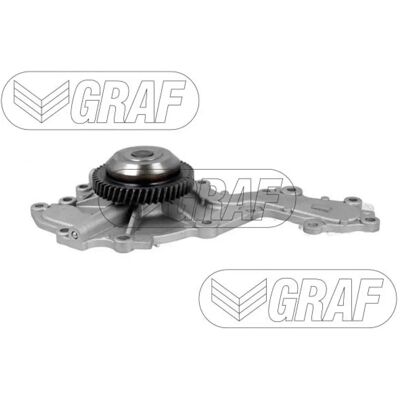 Bomba de água GRAF PA1453 - Metal - 82,8mm - Para sistema de correia trapezoidal Bomba de água GRAF PA1453 - Metal - 82,8mm - Para sistema de correia trapezoidal
