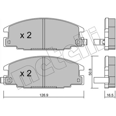 METELLI Model 22-0244-0 - Brake Pads METELLI Model 22-0244-0 - Brake Pads