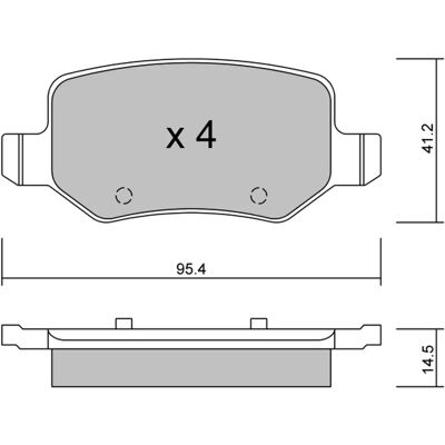 Metelli 22-0565-0 Brake Pads - Automotive Metelli 22-0565-0 Brake Pads - Automotive