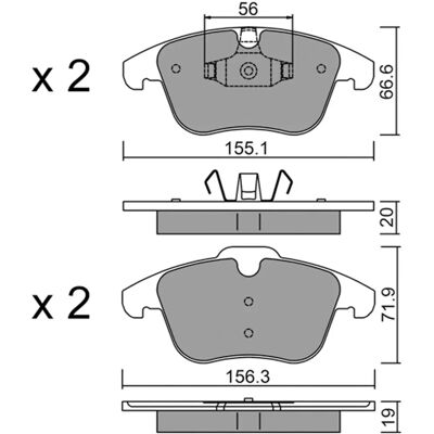 Metelli 22-0675-0 Brake Pads - Brake Parts Metelli 22-0675-0 Brake Pads - Brake Parts