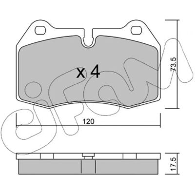 CIFAM 822-645-0 Plaquettes de frein - Brake Pads - Publicité CIFAM 822-645-0 Plaquettes de frein - Brake Pads - Publicité