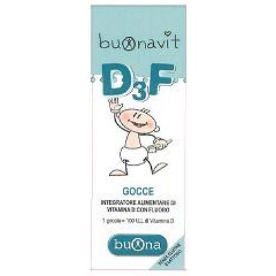 Buona Vit D3F - Integratore Bambini con Fluoro e Vitamina D3 - Ossa e Denti Buona Vit D3F - Integratore Bambini con Fluoro e Vitamina D3 - Ossa e Denti
