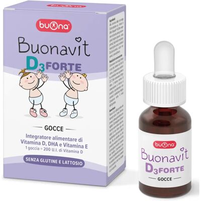 Buona Buonavit D3 Forte - Supporto Osseo & Dentale - 12ml Buona Buonavit D3 Forte - Supporto Osseo & Dentale - 12ml