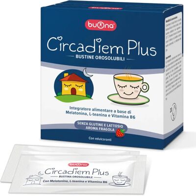 Buona Circadiem Plus Fragola Integratore Sonno - Integratore Alimentare Buona Circadiem Plus Fragola Integratore Sonno - Integratore Alimentare
