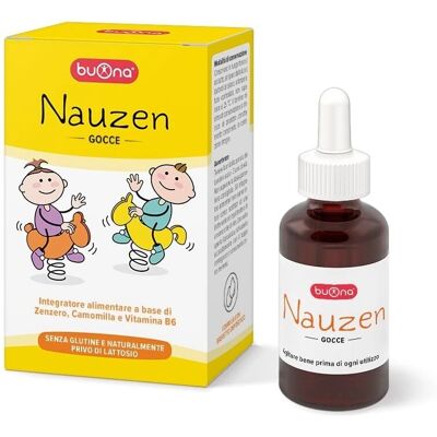 Buona SpA Societa' Benefit Nauzen Gocce - Supporto digestivo - Integratore alimentare Buona SpA Societa' Benefit Nauzen Gocce - Supporto digestivo - Integratore alimentare