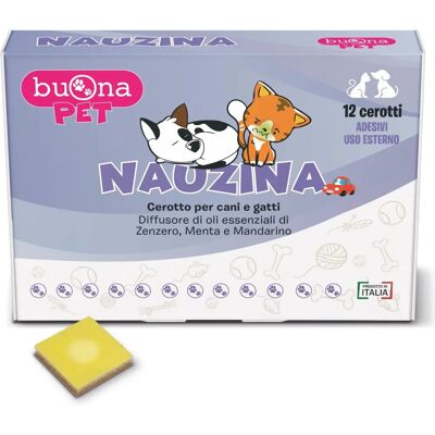 Buona Spa Societa' Benefit Nauzina 12 Cerotti - Sollievo Stress Animali Buona Spa Societa' Benefit Nauzina 12 Cerotti - Sollievo Stress Animali