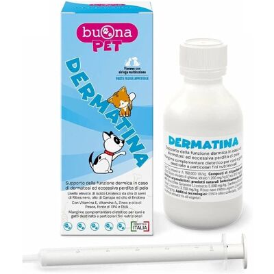 Buona Pet Dermatina - Supporto per pelle e pelo - Integratore dietetico Buona Pet Dermatina - Supporto per pelle e pelo - Integratore dietetico