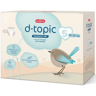 D-topic Pannolini Taglia 5 per Bambini - Anti-fuoriuscita & Morbidi D-topic Pannolini Taglia 5 per Bambini - Anti-fuoriuscita & Morbidi