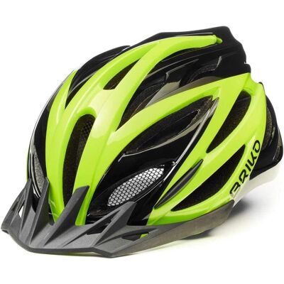 Casque Briko Morgan Noir/Jaune - Casque VTT - Publicité Casque Briko Morgan Noir/Jaune - Casque VTT - Publicité
