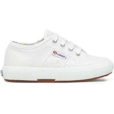 Superga 2750 Jcot Classic Baskets pour Enfants Blanc - Publicité Superga 2750 Jcot Classic Baskets pour Enfants Blanc - Publicité