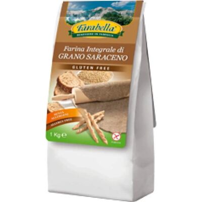 Farina di grano saraceno Bioalimenta - Senza glutine, 1kg Farina di grano saraceno Bioalimenta - Senza glutine, 1kg