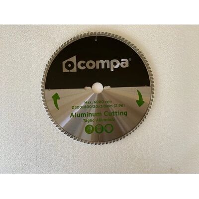 Disco taglio alluminio Compa 430096 - 96 denti Disco taglio alluminio Compa 430096 - 96 denti