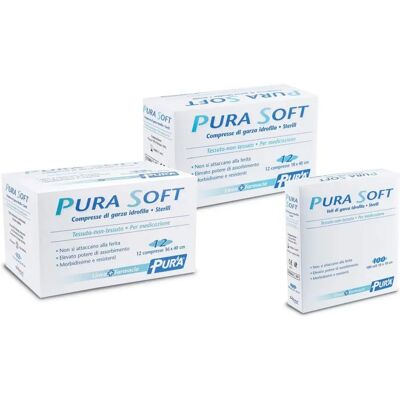 Essity Italy SPA Garza in Tessuto Non Tessuto Pura Soft 10x10cm 100 Pezzi - Gauze Pads Essity Italy SPA Garza in Tessuto Non Tessuto Pura Soft 10x10cm 100 Pezzi - Gauze Pads