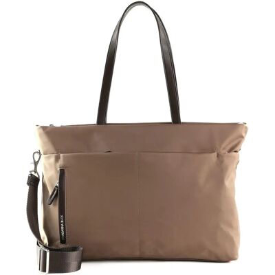 Mandarina Duck Jasnobrązowa nylonowa torba - Tote Bag Mandarina Duck Jasnobrązowa nylonowa torba - Tote Bag