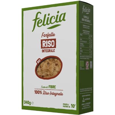 Felicia Pasta de Arroz Integral - Pasta Orgánica Sin Gluten de Italia Felicia Pasta de Arroz Integral - Pasta Orgánica Sin Gluten de Italia