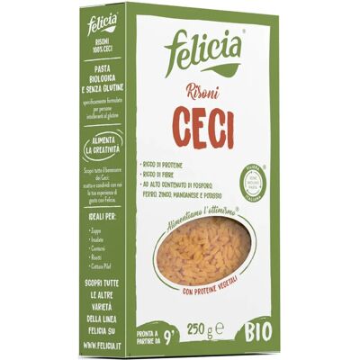 Felicia Risoni di Ceci Biologici - Pasta Senza Glutine Felicia Risoni di Ceci Biologici - Pasta Senza Glutine