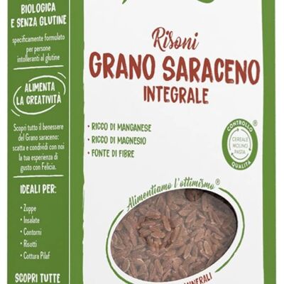 Felicia Bio Risoni integrale di grano saraceno - Pasta Felicia Bio Risoni integrale di grano saraceno - Pasta