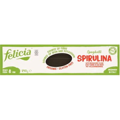 Felicia Pasta di Riso con Spirulina Biologica - Senza Glutine - 250g Felicia Pasta di Riso con Spirulina Biologica - Senza Glutine - 250g