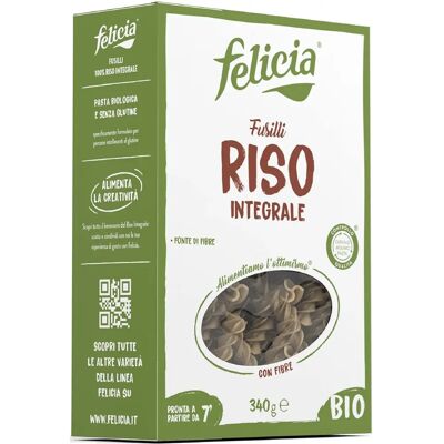 Felicia Bio Fusilli di riso integrale biologico - Pasta senza glutine Felicia Bio Fusilli di riso integrale biologico - Pasta senza glutine