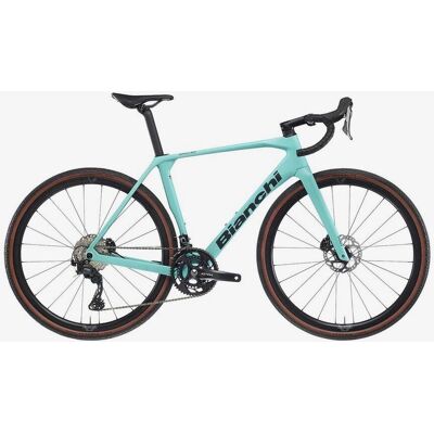 Bianchi Impulso Pro - GRX 820 - Vélo Gravel - 2024 - CK16 - graphite mat - Publicité Bianchi Impulso Pro - GRX 820 - Vélo Gravel - 2024 - CK16 - graphite mat - Publicité