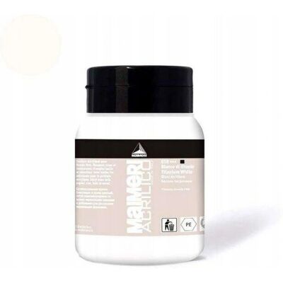 Maimeri Acrilico - Bianco Titanio - 500ml - Farba akrylowa Maimeri Acrilico - Bianco Titanio - 500ml - Farba akrylowa