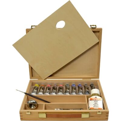 Ensemble de couleurs à l'huile Maimeri Classique - Kit de peinture - Publicité Ensemble de couleurs à l'huile Maimeri Classique - Kit de peinture - Publicité